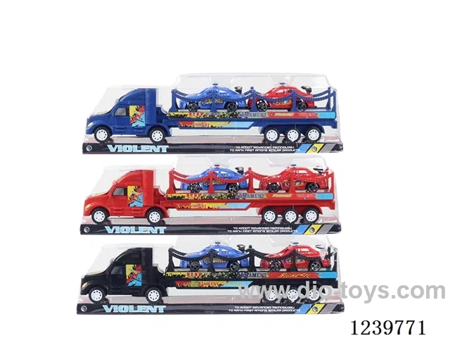 inertia towing rail with car 2PCS
