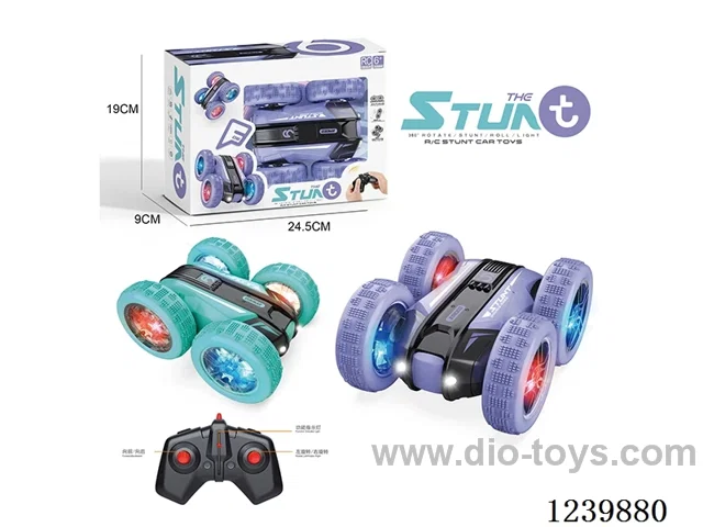 Double Sided Lighted Stunt Vehicle (2.4G not included battery)
