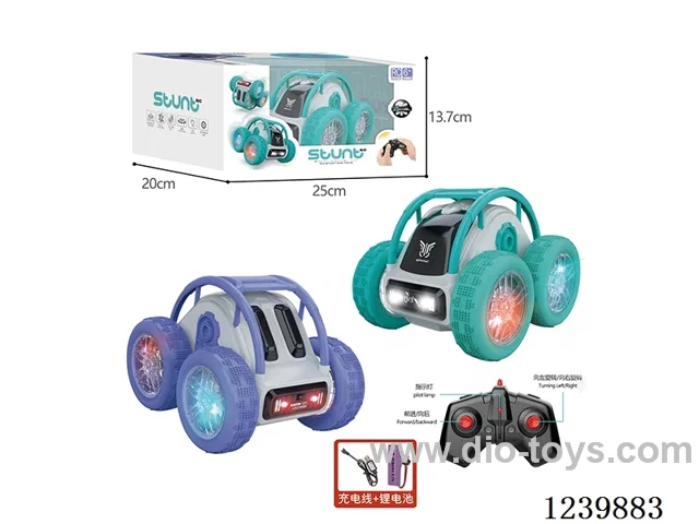 2.4G Tumbling Skeleton Lighted Stunt Car (included battery)