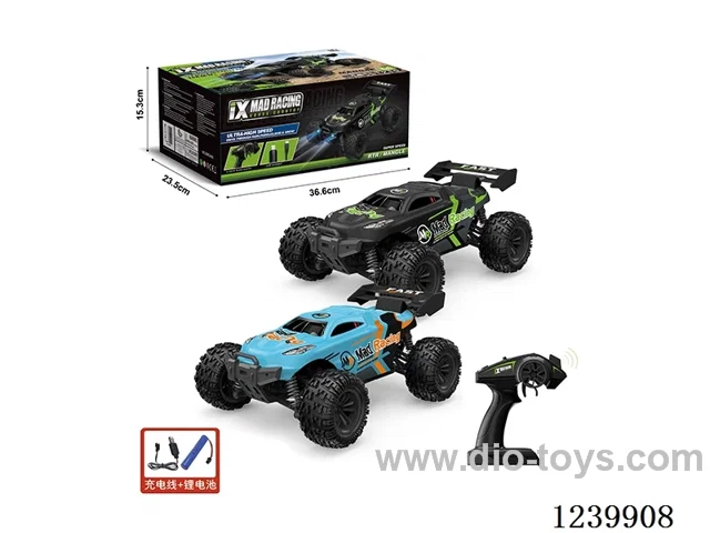 1:18 4WD Full Scale High Speed Vehicle Racing Car with PVC Car Shell (2.4G with brushes included battery)