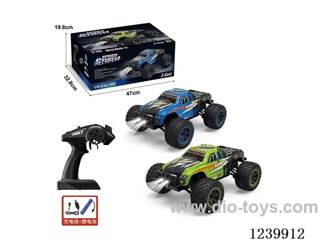 1:10 4WD Full Scale High Speed Vehicle Pickup PVC Shell (2.4G with brushes included battery)