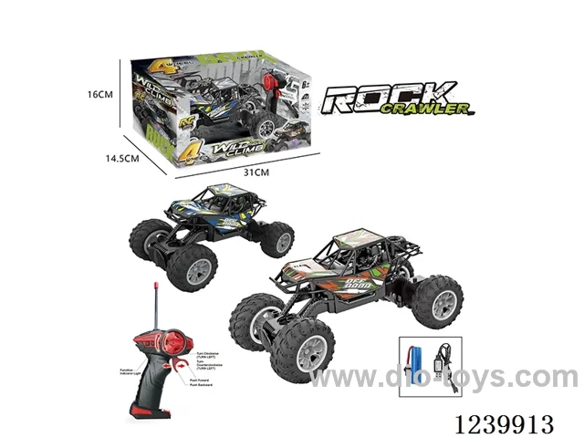 1:20 Four Wheeled Lighted Stunt Crawler (27MHZ Included Battery)