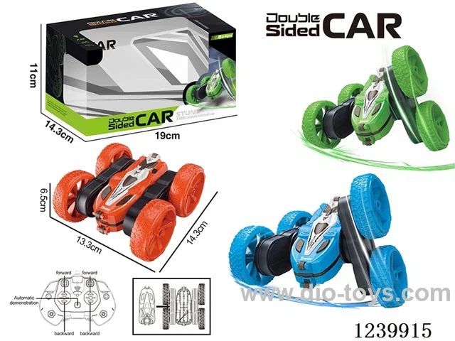 Lighted Reversible Four Wheeled Twisted Arms Stunt car three sides (2.4G not included battery)