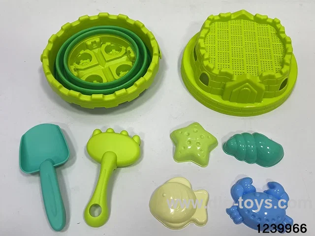 beach bucket(8pcs accessories) in net bag