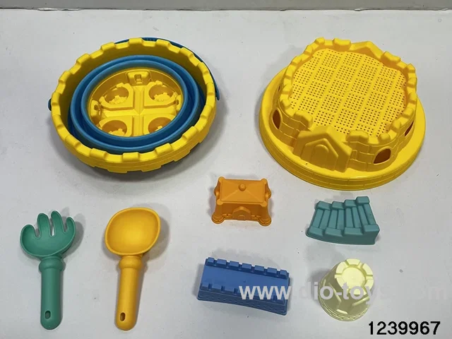 beach bucket(8pcs accessories) in net bag