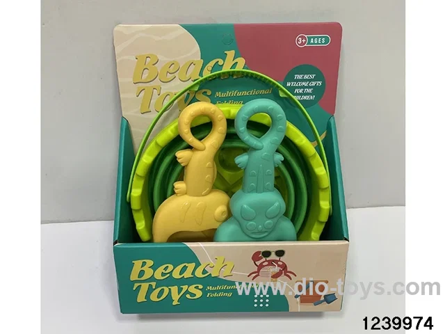 beach bucket(3pcs accessories) in display box