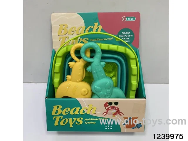beach bucket(3pcs accessories)  in display box
