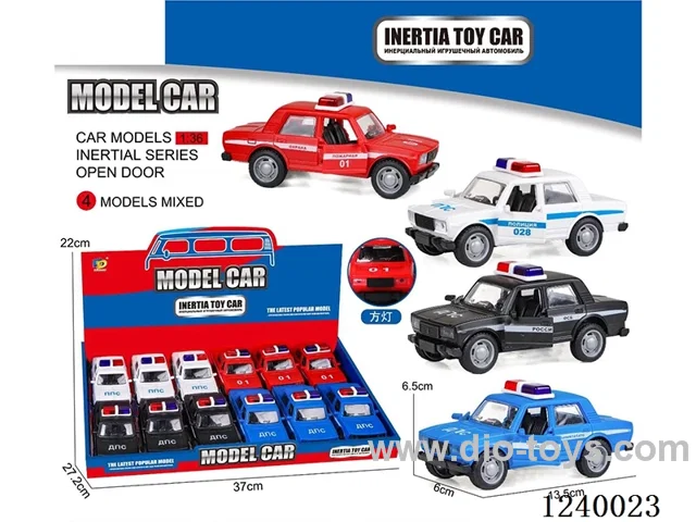 Inertial Police Cars (12PCS)