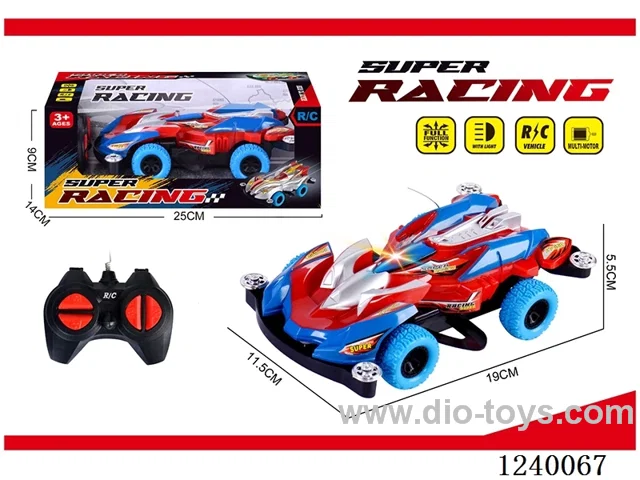 4ch RC racing car with double flash lights (not included battery)