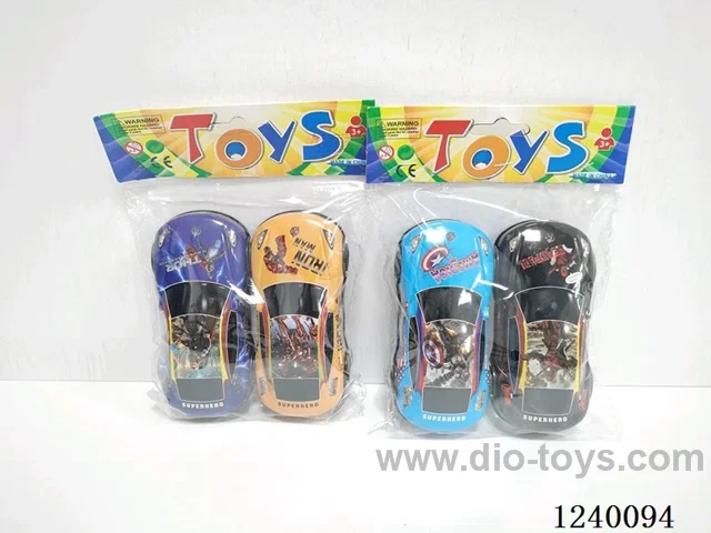 1:36 pull back alloy racing car (2pcs)