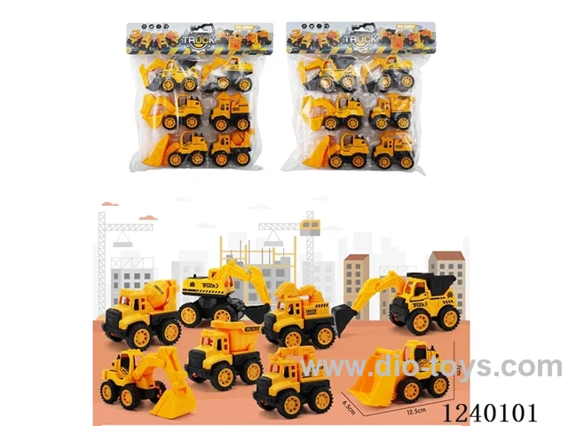 Inertia Engineering Vehicle 6PCS (2 Mixed)