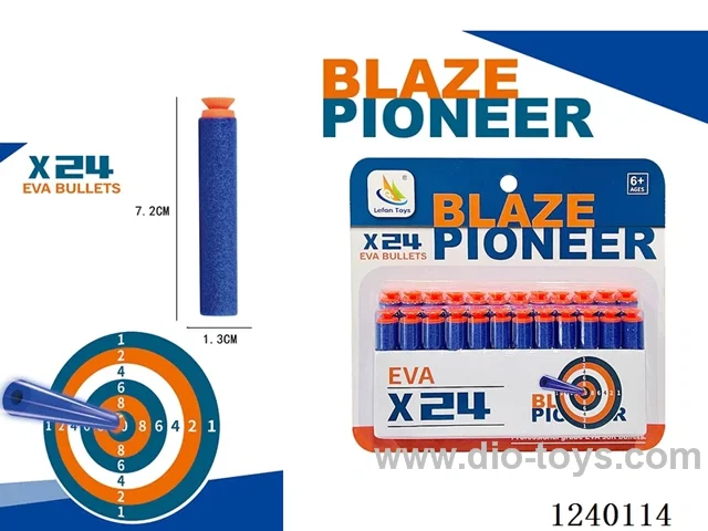 7.2CM soft bullet 24PCS