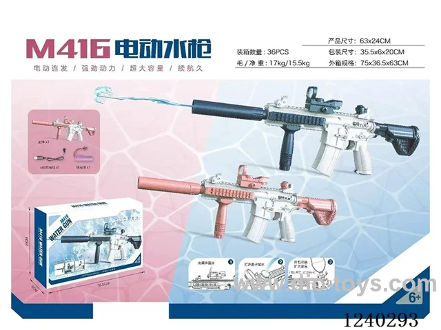 Disassemble M416 B/O Water Gun (with Li-Ion Battery Cable)