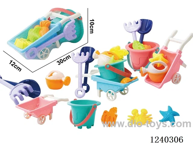 beach toys 8PCS (2-colour mix)