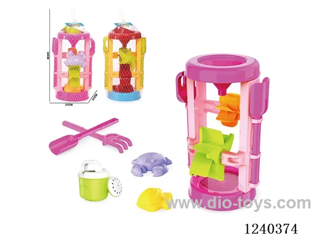 Beach Toys 6PCS (Red/Yellow)