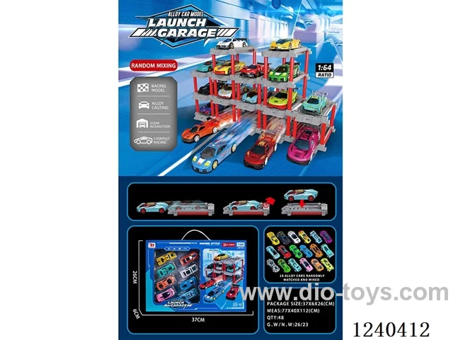 1:64 ejection car park (8 set)