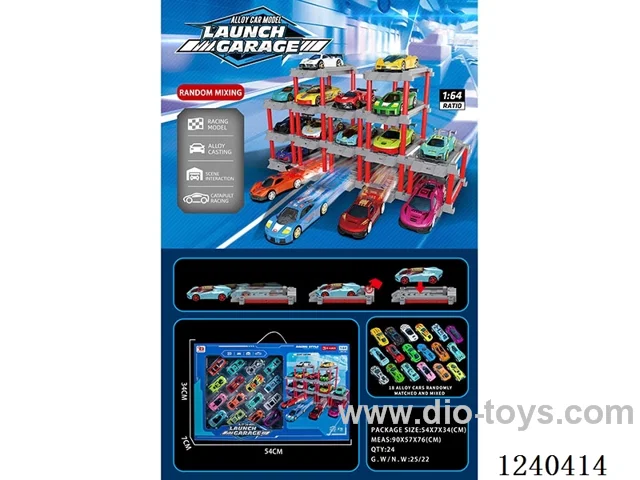 1:64 ejection car park (16 set)