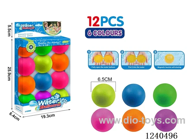 Silicone water ball（12PCS）