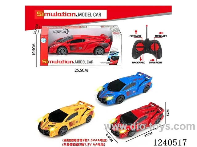 4ch rc car with light not included battery