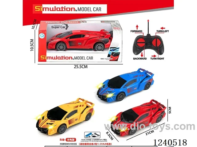 4ch rc car with light included battery