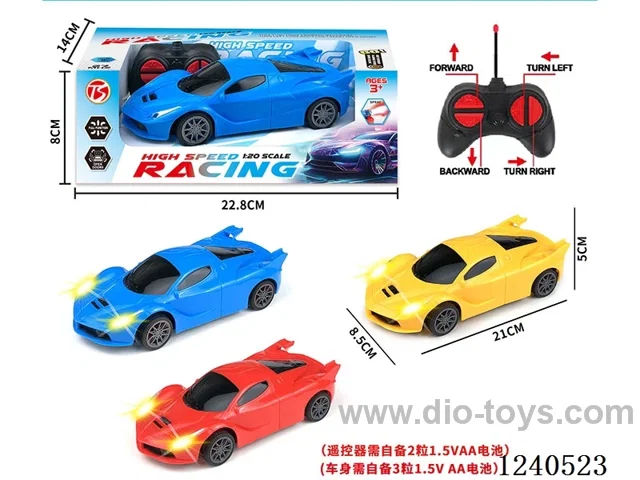 4ch rc car with light not included battery