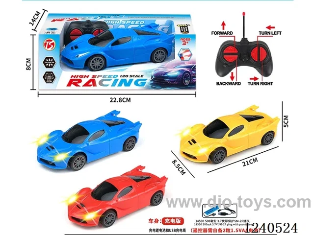 4ch rc car with light included battery