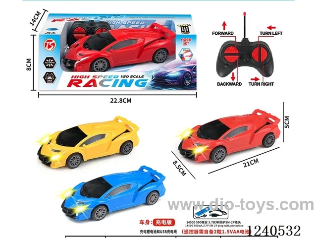 4ch rc car with light included battery