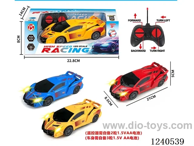 4ch rc car with light not included battery