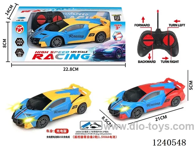 4ch rc car with light included battery