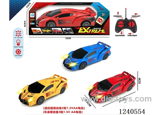 4ch rc car with light not included battery