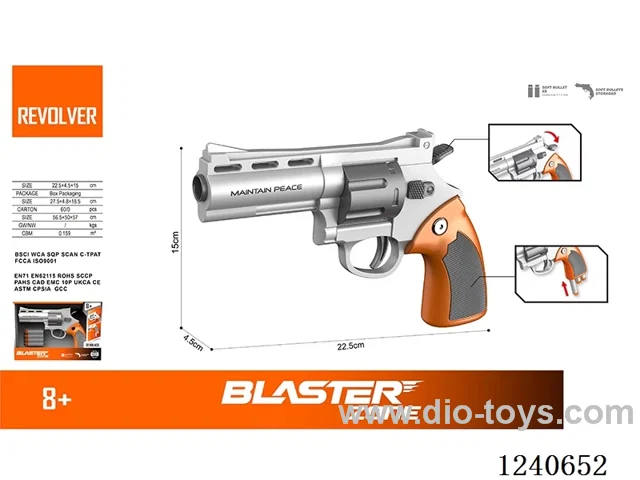 Revolver Alloy Manual Softball Guns