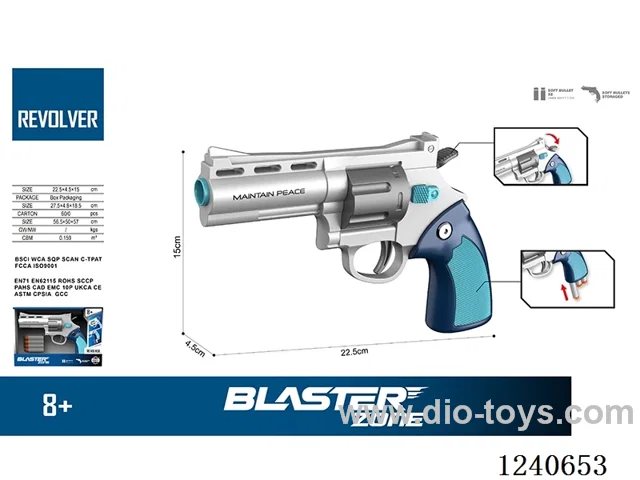 Revolver Alloy Manual Softball Guns