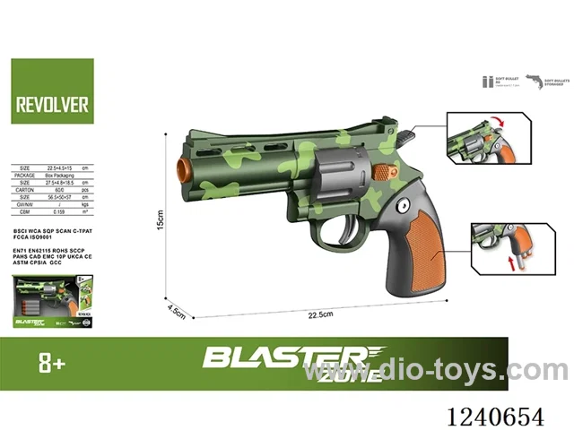 Revolver Alloy Manual Softball Guns