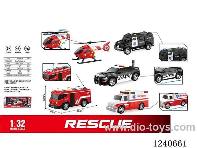 1:32 Inertia Rescue Set W L/M included battery