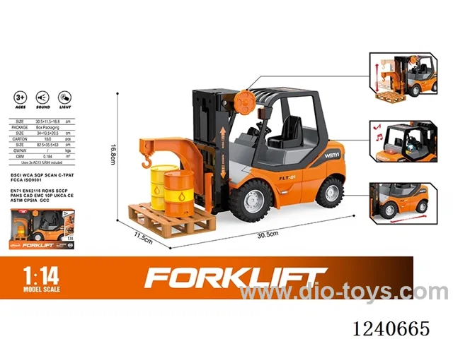1:14 Inertia Forklift with Tank W L/M included battery