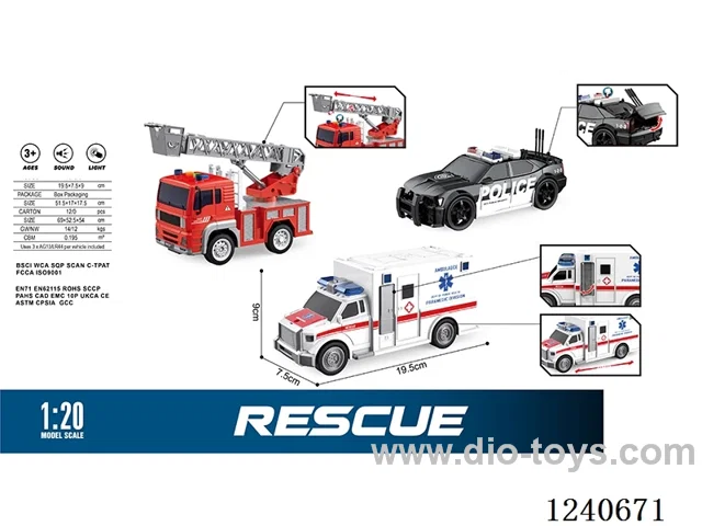 1. 20 inertia ambulance set W L/M included battery
