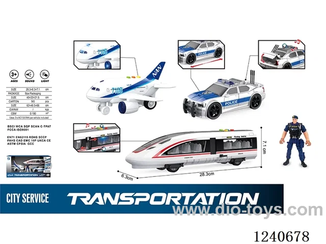 Transportation Set 3PCS W L/M included battery
