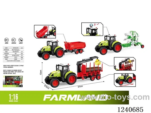 1:16 inertia farmer car set W L/M included battery