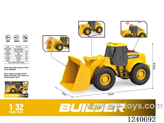 1:32 Inertial Bulldozer W L/M included battery