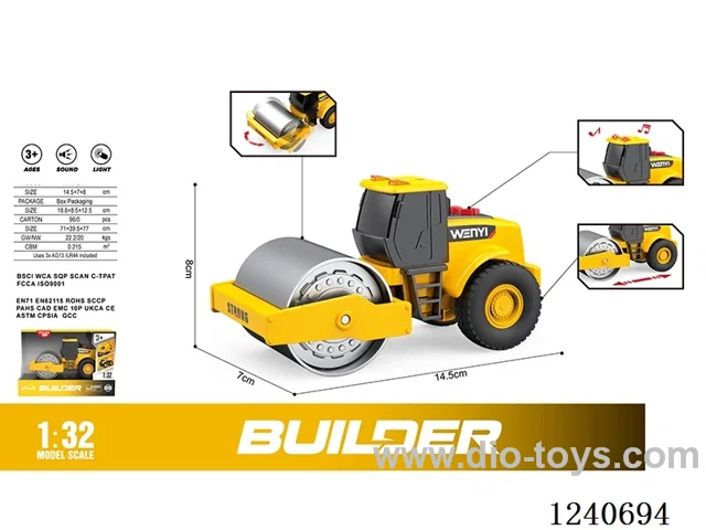 1:32 Inertial Construction Roller W L/M included battery