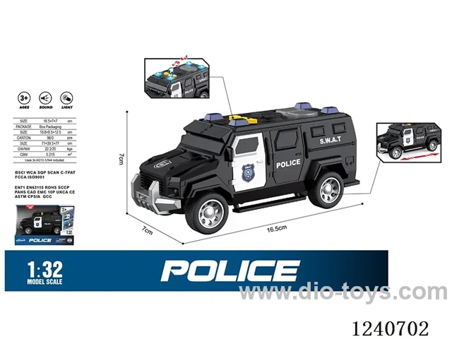1:32 Inertia US Police Buggy W L/M included battery