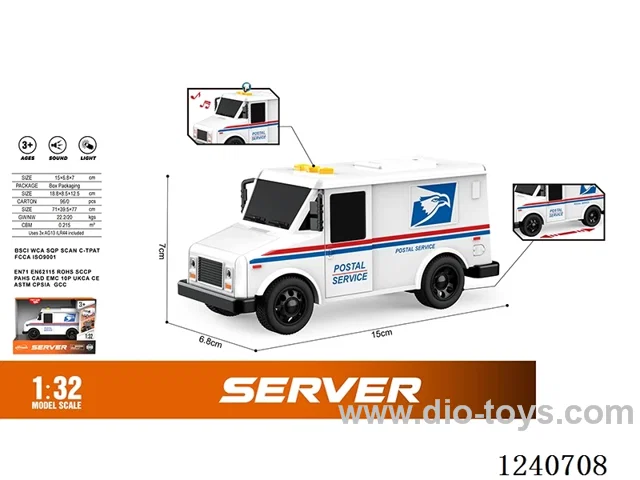 1:32 Inertia US Postal Truck W L/M included battery