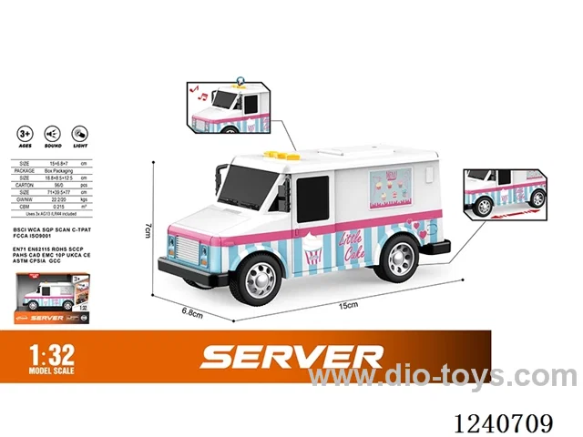 1:32 Inertia Ice Cream Truck W L/M included battery