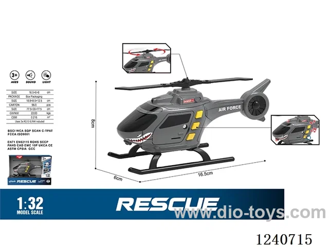 1:32 Helicopter W L/M included battery