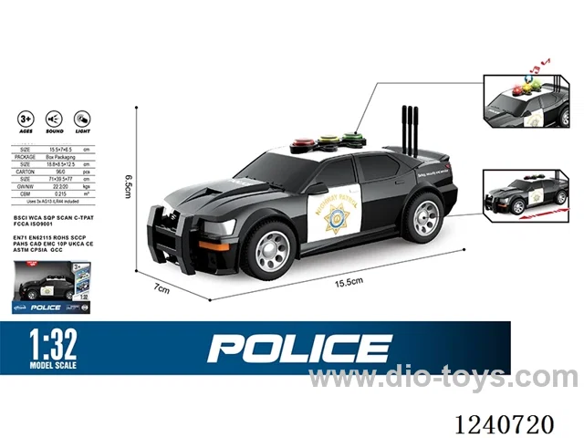 1:32 Inertial US Traffic Police Vehicle W L/M included battery