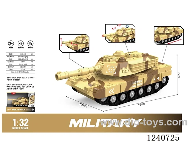 1. 32 Inertial Tank W L/M included battery