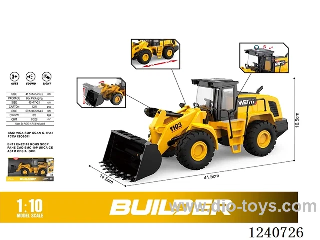 1:10 Inertial Bulldozer (door opening) W L/M included battery