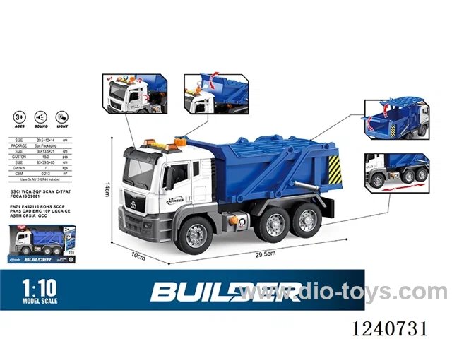 1:10 Inertial dumper (door opening ,pumping) W L/M included battery