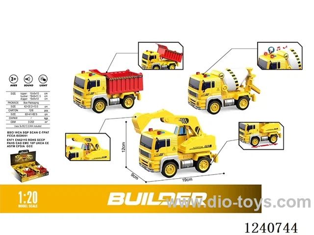 1:20 Inertia 6PCS Engineering series W L/M included battery