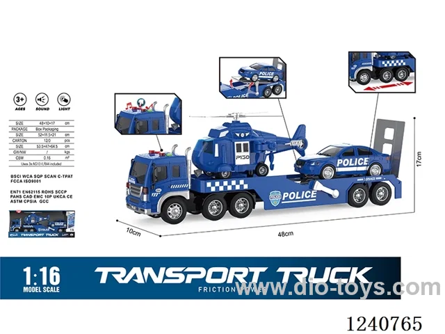 1:16 Inertia Police Trailer W L/M included battery